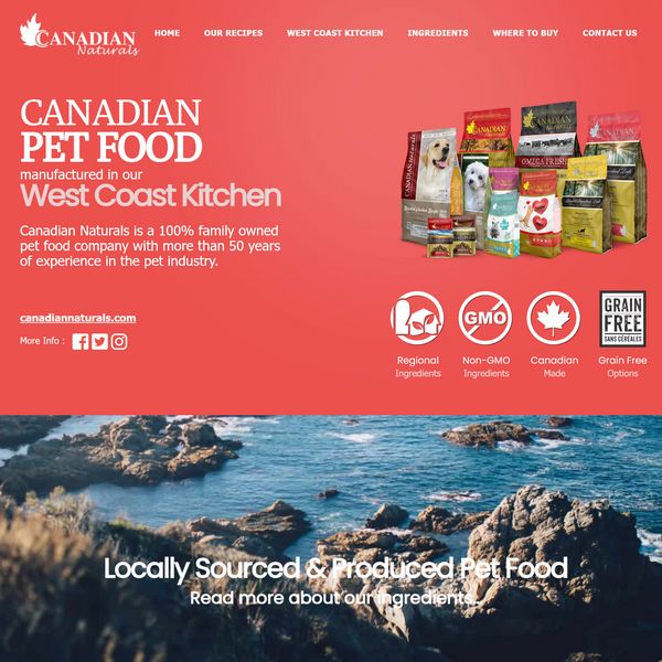 Canadian Naturals Dog Food
