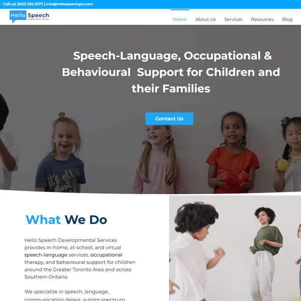 Hello Speech Developmental Services