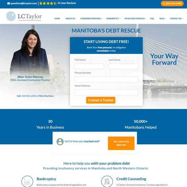 LCTaylor Licensed Insolvency Trustee