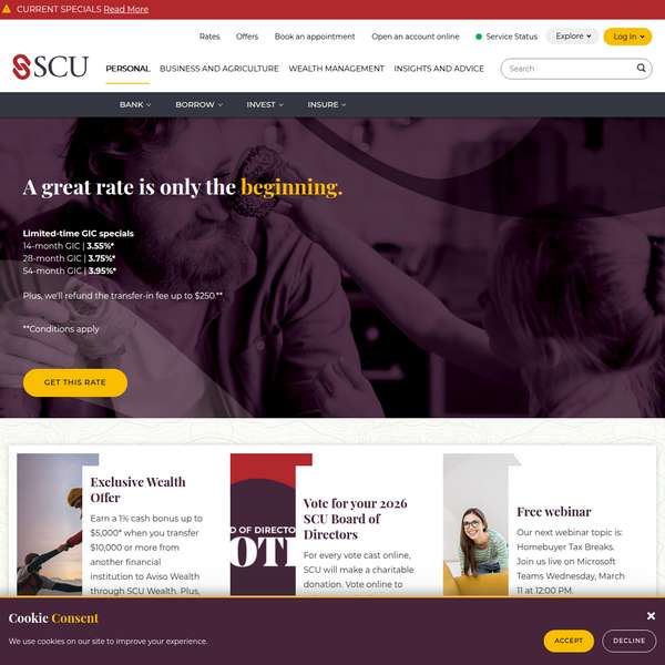 Best Credit Unions in Canada - Reviews for Canadian Credit Unions (2026)