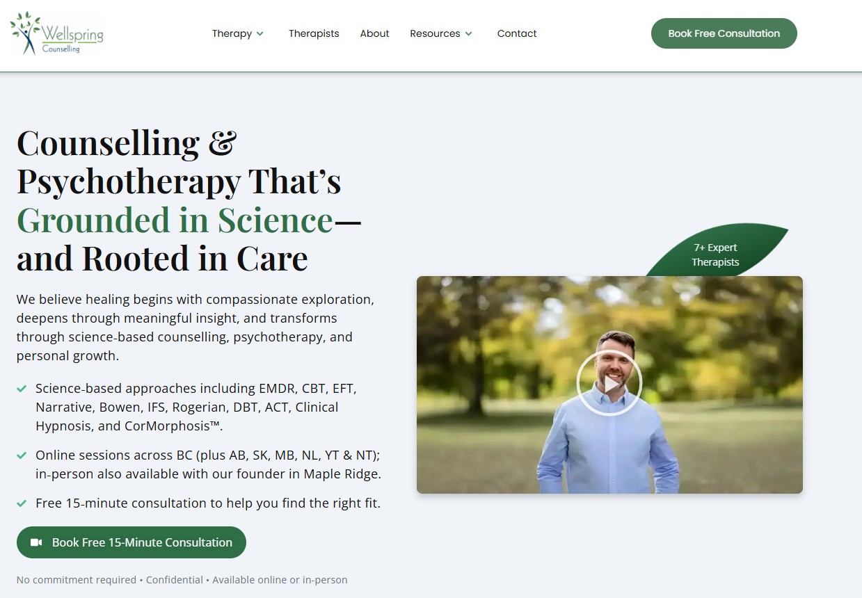 Wellspring Counselling & Psychotherapy Inc.